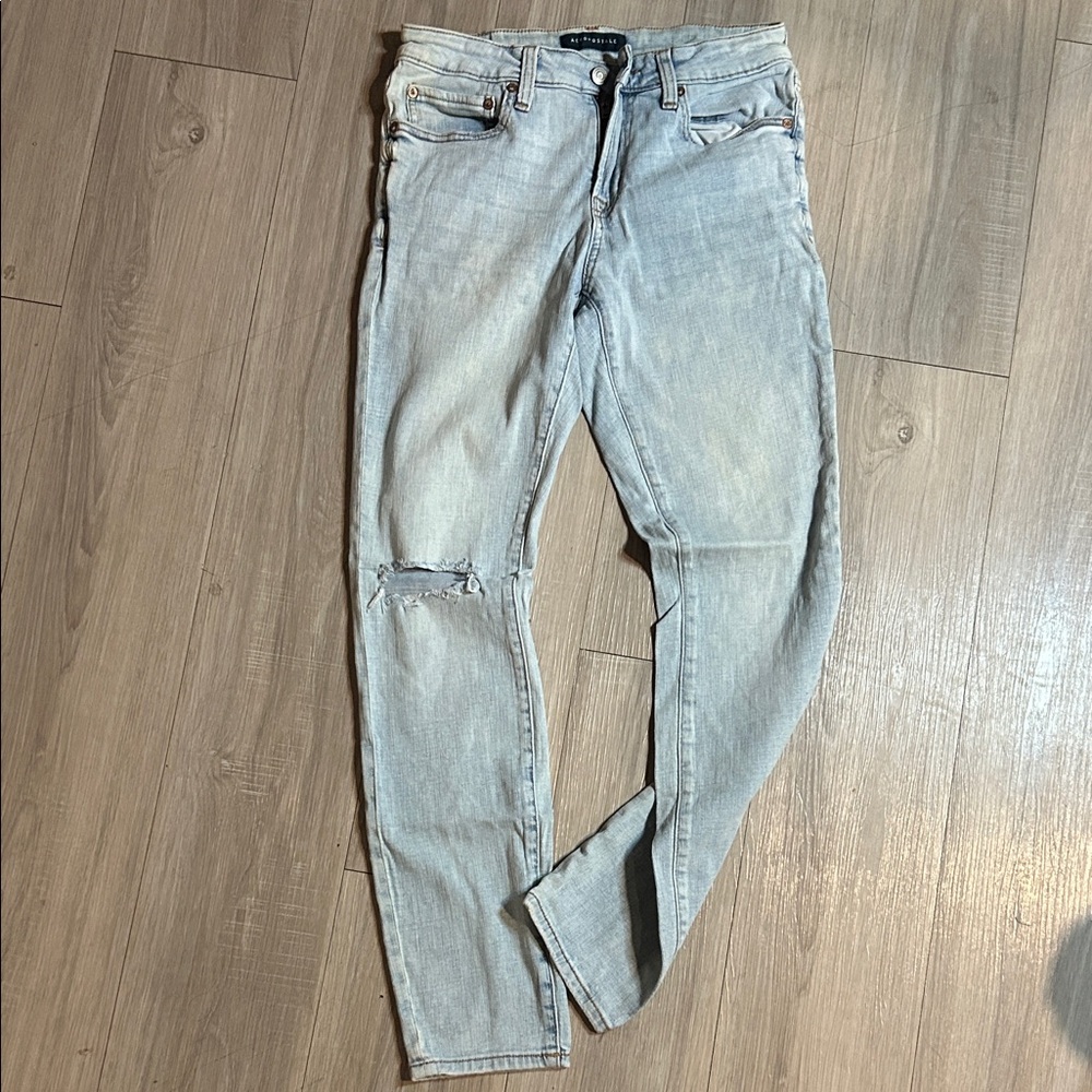Aeropostale Light Blue Super Skinny Jeans